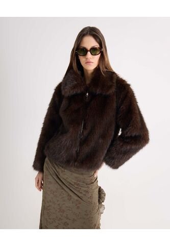 Chaqueta Para Mujer Abrigo Color Café Marca Seven Seven #28080998 Seven Seven