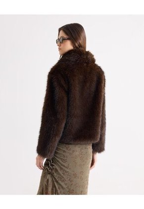 Chaqueta Para Mujer Abrigo Color Café Marca Seven Seven #28080998