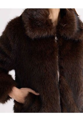 Chaqueta Para Mujer Abrigo Color Café Marca Seven Seven #28080998