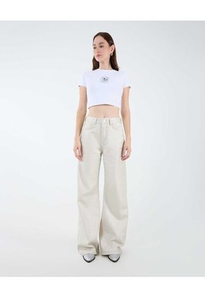 Camiseta Para Mujer Manga Corta Color Blanco Marca Seven Seven #28096096