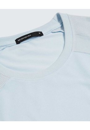 Camiseta Para Hombre Manga Corta Cuello Redondo Color Azul Claro Marca Seven Seven #45092668