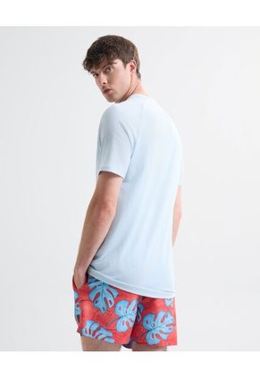 Camiseta Para Hombre Manga Corta Cuello Redondo Color Azul Claro Marca Seven Seven #45092668