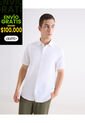 Camisa Regular Texturizada  Para Hombre Blanco Seven Seven de Seven Seven