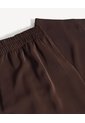 Pantalón Sastre Encauchado  Para Mujer Café Seven Seven de Seven Seven