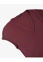 Top Rib Cuello Redondo  Para Mujer Vino Seven Seven de Seven Seven