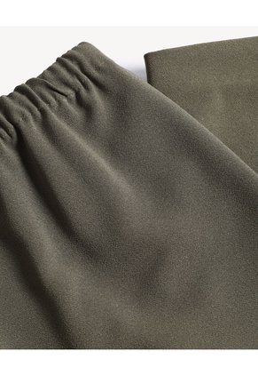 Pantalón Wide Leg Para Ajustar  Para Mujer Verde Seven Seven