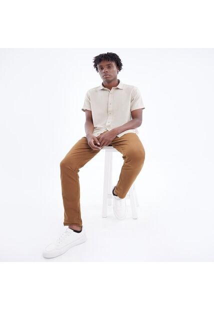 Pantalon Para Hombre  Color Camel Marca Seven Seven #45070942