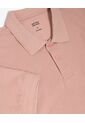 Polo Con Cuello Acanalado  Para Hombre Rosado Seven Seven de Seven Seven