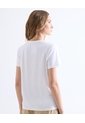 Camiseta Con Estampado De Cerezas  Para Mujer Marfil Seven Seven de Seven Seven