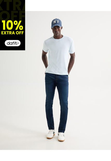 Jean Para Hombre Slim Color Azul Marca Seven Seven #45160601
