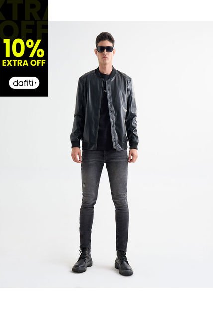 Jean Para Hombre Skinny Color Negro Marca Seven Seven #45160587