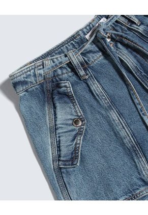 Jean Para Mujer Wide-Leg Color Azul Medio Marca Seven Seven #28160875