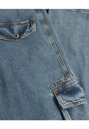 Jean Para Mujer Wide-Leg Color Azul Medio Marca Seven Seven #28160875