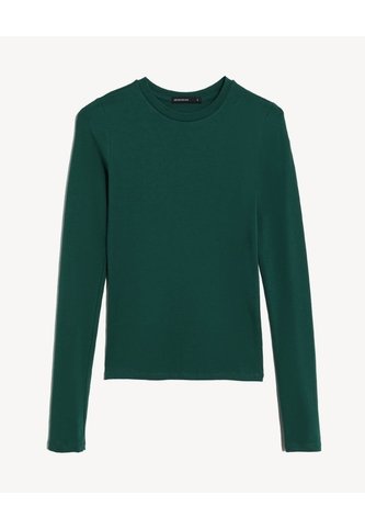 Camiseta Manga Larga Básica  Para Mujer Verde Seven Seven Seven Seven