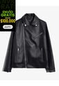 Chaqueta Biker En Pu  Para Hombre Negro Seven Seven de Seven Seven