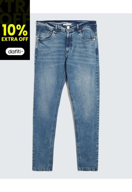 Jean Para Hombre Skinny Color Azul Medio Marca Seven Seven #45160595