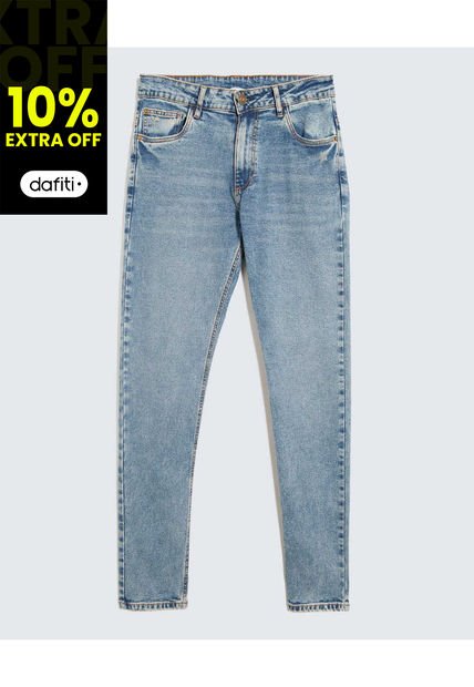 Jean Para Hombre Slim Color Azul Medio Marca Seven Seven #45160602