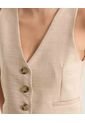 Chaleco Para Mujer Punto Color Arena Marca Seven Seven #28250128 de Seven Seven