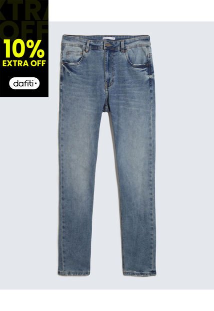 Jean Para Hombre Skinny Color Azul Medio Marca Seven Seven #45160576