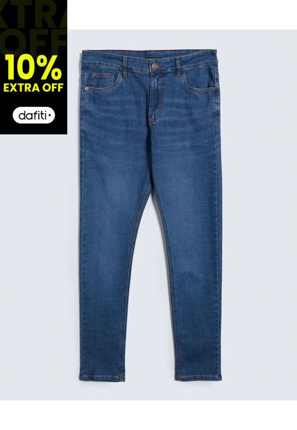 Jean Para Hombre Skinny Color Azul  Marca Seven Seven #45160509
