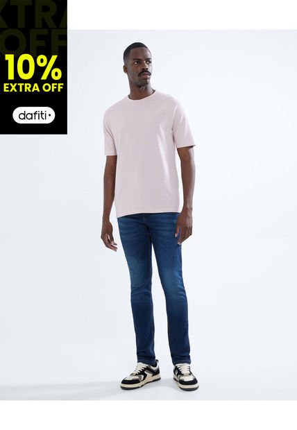 Jean Para Hombre Slim Color Azul Medio Marca Seven Seven #45160519