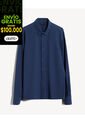 Camisa Stretch Cuello Gales  Para Hombre Azul Seven Seven de Seven Seven