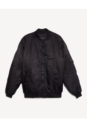 Chaqueta  Para Hombre Bomber Color Negro Marca Seven Seven #45080493