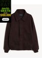 Chaqueta Bomber En Paño  Para Hombre Café Seven Seven de Seven Seven
