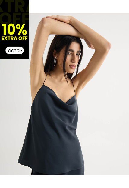 Blusa Para Mujer Manga Sisa Color Azul Marca Seven Seven #28124038