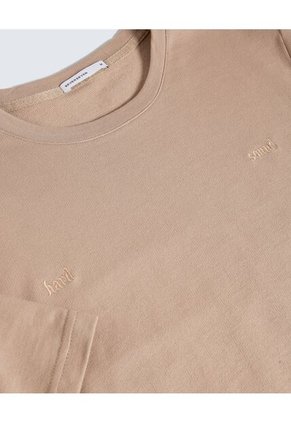 Camiseta Para Hombre Manga Corta Cuello Redondo Color Beige Marca Seven Seven #45092654