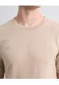 Camiseta Para Hombre Manga Corta Cuello Redondo Color Beige Marca Seven Seven #45092654 de Seven Seven