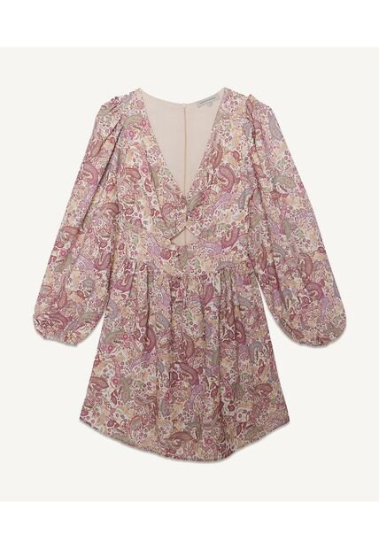 Vestido Para Mujer Manga Larga Color Crema Marca Seven Seven #28171195