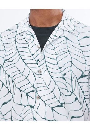 Camisa Para Hombre Manga Corta  Color Verde Oliva Marca Seven Seven #45012033