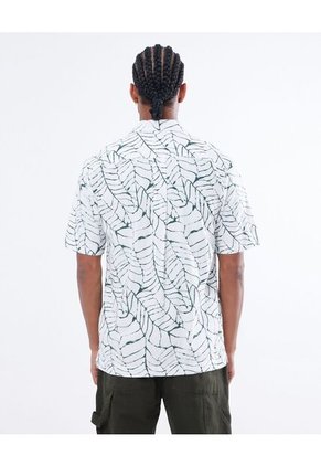 Camisa Para Hombre Manga Corta  Color Verde Oliva Marca Seven Seven #45012033