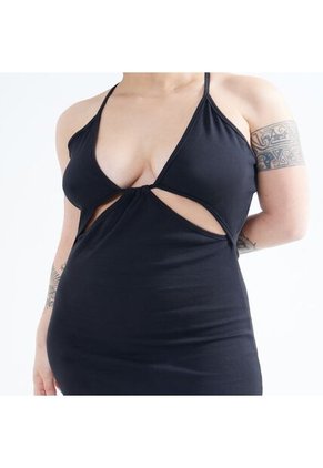 Vestido Para Mujer Manga Sisa Color Negro Marca Seven Seven #28171209