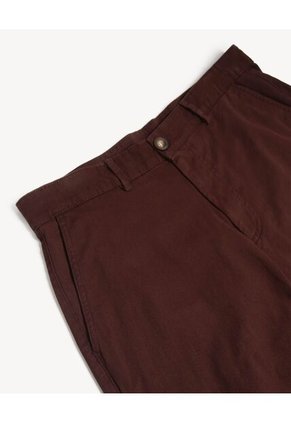 Bermuda Para Hombre Regular Largo Color Café Marca Seven Seven #45100720