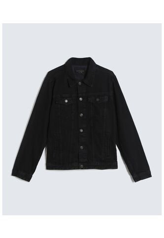 Chaqueta Para Hombre Trucker Color Negro Marca Seven Seven #45080370 Seven Seven