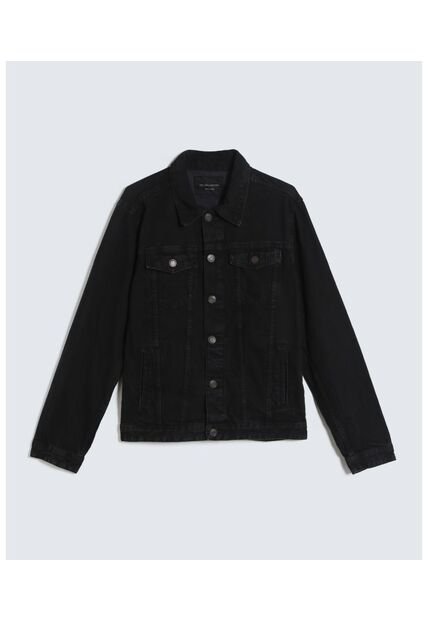 Chaqueta Para Hombre Trucker Color Negro Marca Seven Seven #45080370