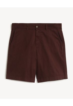 Bermuda Para Hombre Regular Largo Color Café Marca Seven Seven #45100720