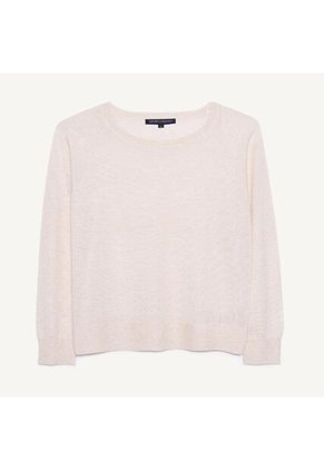 Saco Para Mujer Cuello Redondo Color Arena Marca Seven Seven #28330609