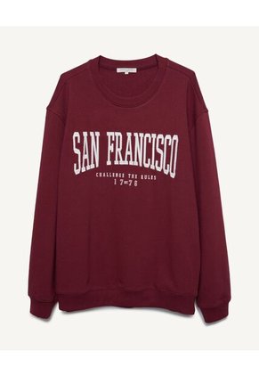 Buzo Para Hombre Cuello Redondo Color Vino Marca Seven Seven #45060636