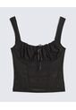 Camiseta Para Mujer Manga Sisa Cuello V Color Negro Marca Seven Seven #28096296 de Seven Seven