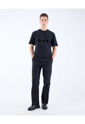 Camiseta Para Hombre Manga Corta Color Negro Marca Seven Seven #45092642