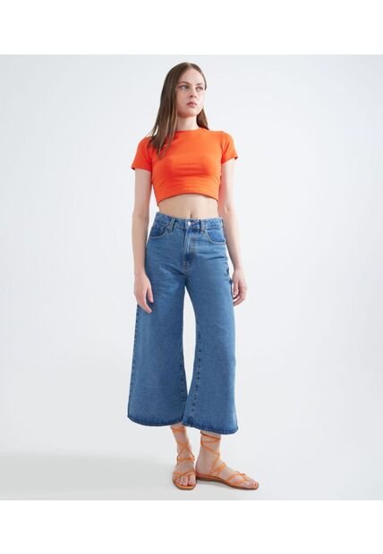 Camiseta Para Mujer Manga Corta Color Vino Marca Seven Seven #28095906