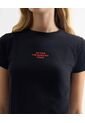 Camiseta Estampada  Para Mujer Negro Seven Seven de Seven Seven