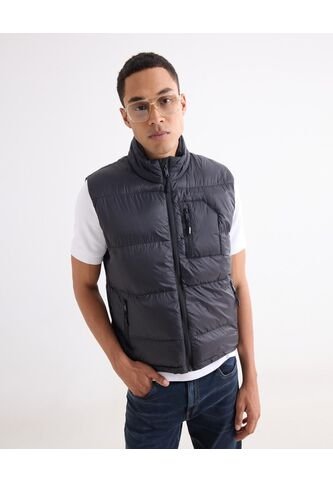 Chaleco Para Hombre Acolchado Color Negro Marca Seven Seven #45250010 Seven Seven