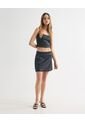 Mini Falda En Pu  Para Mujer Negro Seven Seven de Seven Seven