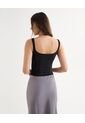 Camiseta Para Mujer Manga Sisa Cuello V Color Negro Marca Seven Seven #28096296 de Seven Seven