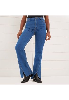 Jean Para Mujer Flare Color Azul Medio Marca Seven Seven #28160717