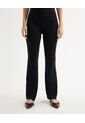 Pantalón Flare Tiro Alto  Para Mujer Gris Seven Seven de Seven Seven